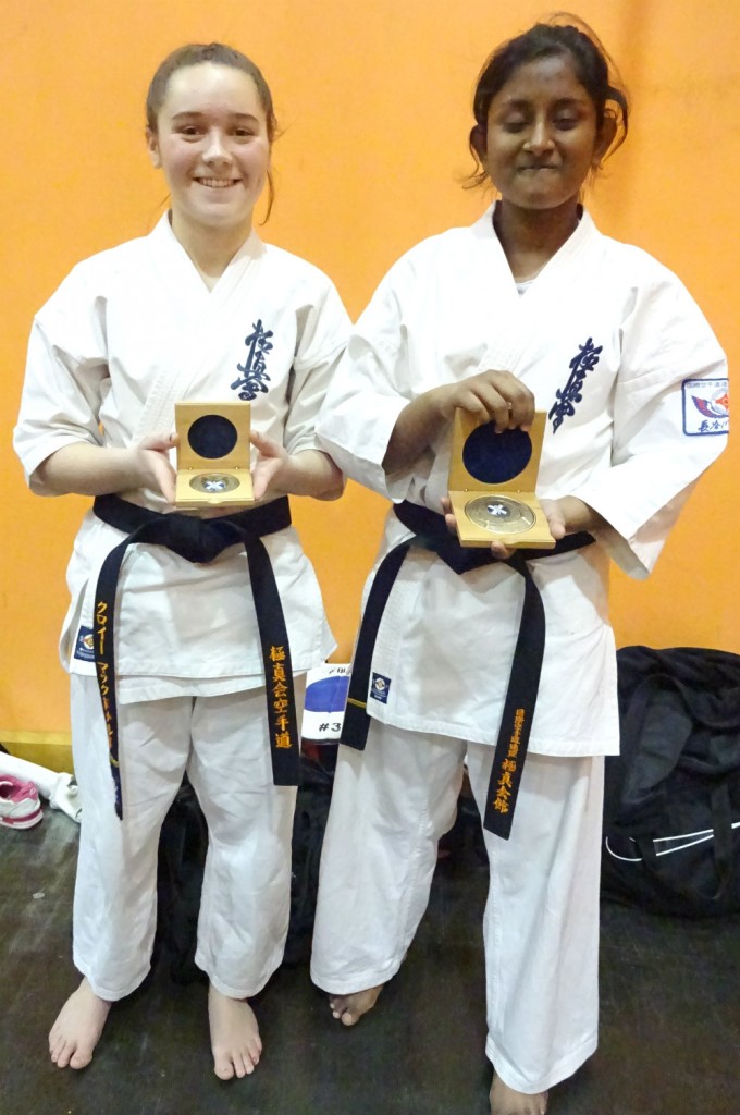 Sathmi(1st place) and Chloe(2nd place)