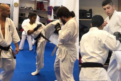Kyokushin Karate Fernando Dojo special training session with Sensei Andras Grof