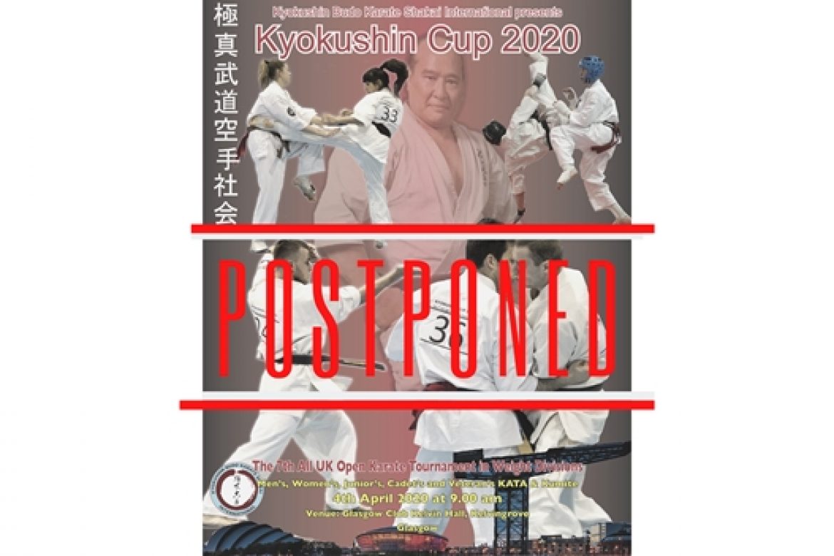 Kyokushin Cup 2020 is postponed over Coronavirus concerns!