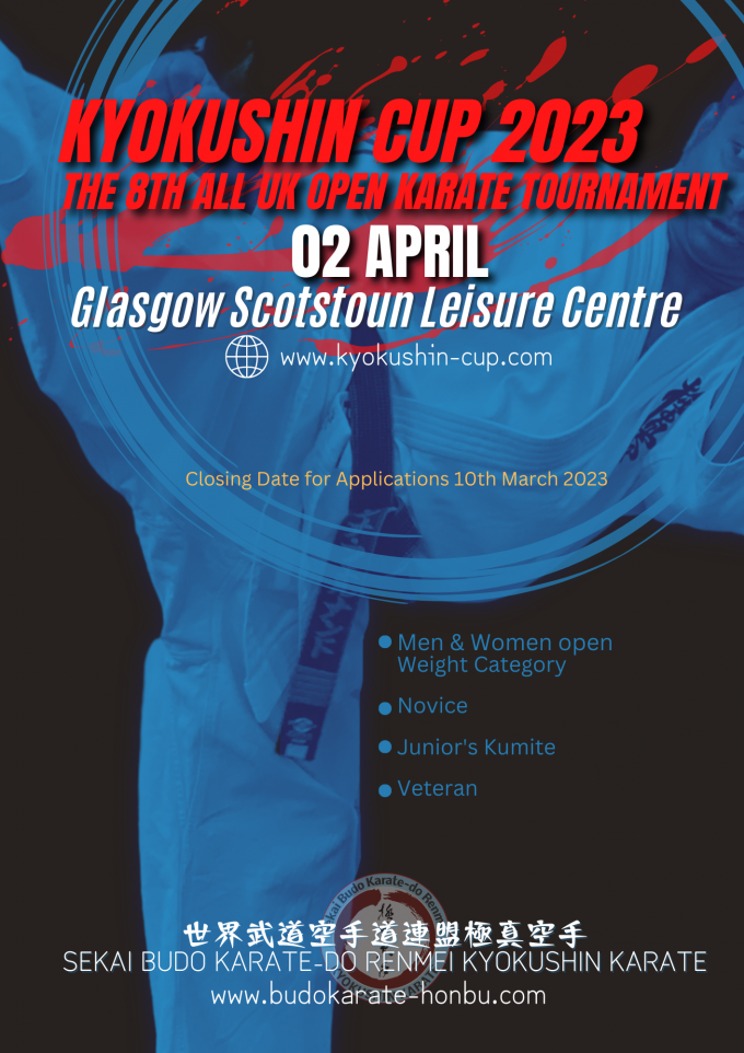 Kyokushin Cup 2023 The 8th All UK Open Karate Tournament